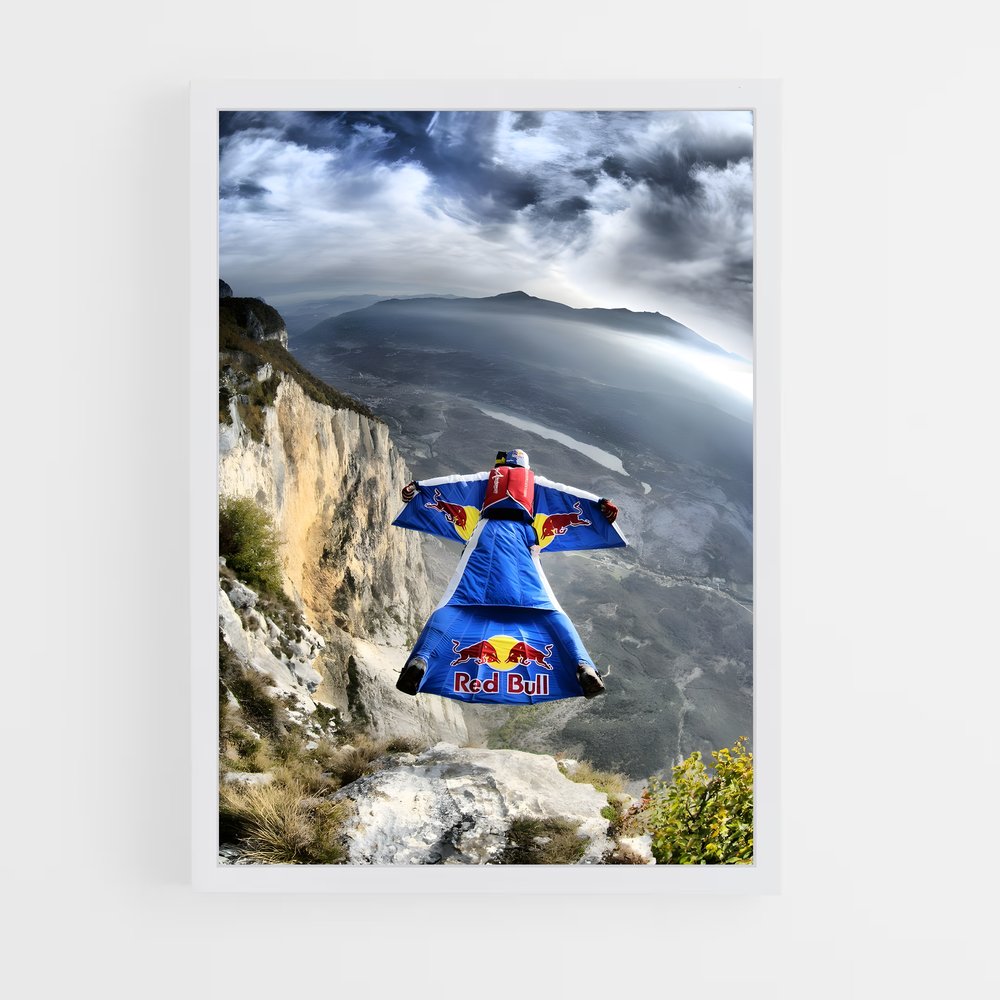 Poster Wingsuit flying – affiche Vol en wingsuit (vue 3)